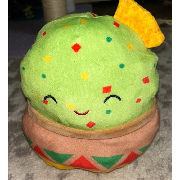 Kelly Toys Gideon the Guacamole Chips & Dips-Avocado Reversible Squishmellow - Picture 1 of 5